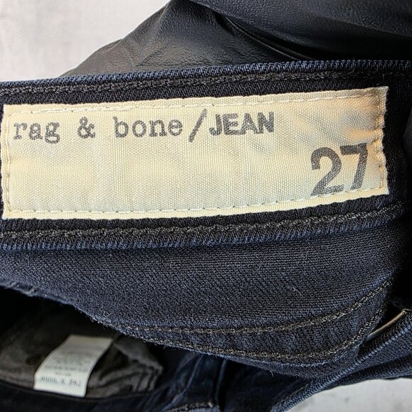 Rag & Bone Jeans Womens 27 Coal The Straight Made in USA Denim W1588K520COA - Picture 9 of 13